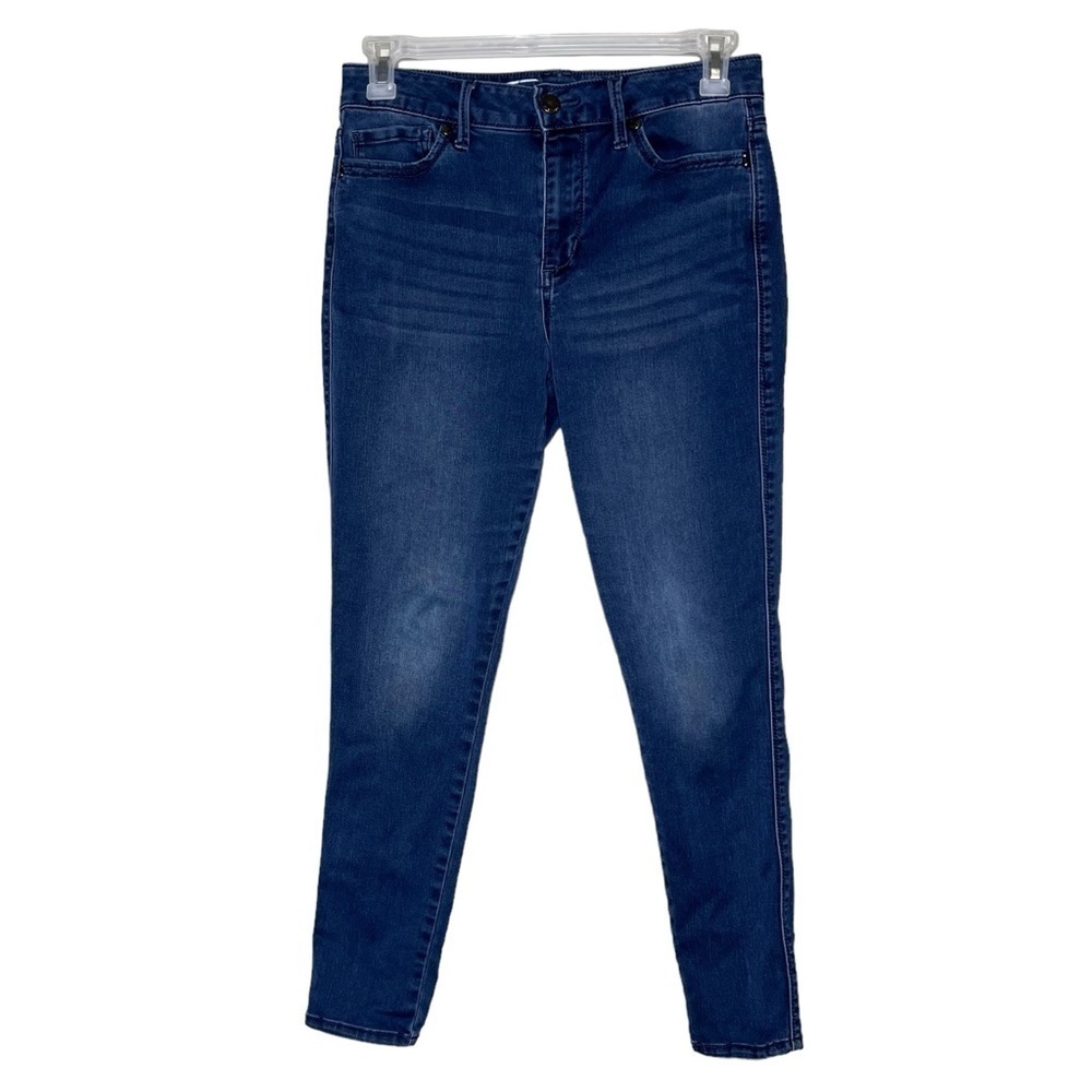 Seven7 Skin-Fit Stretch Dark Wash Denim Jeans